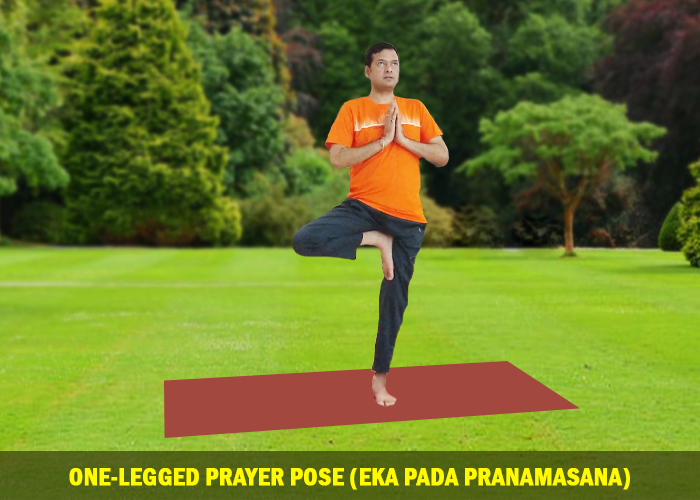 One Legged Prayer Pose