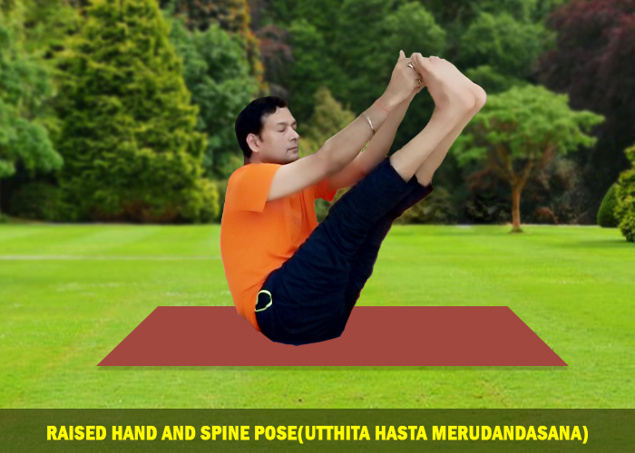 Raised Hand And Spine Pose