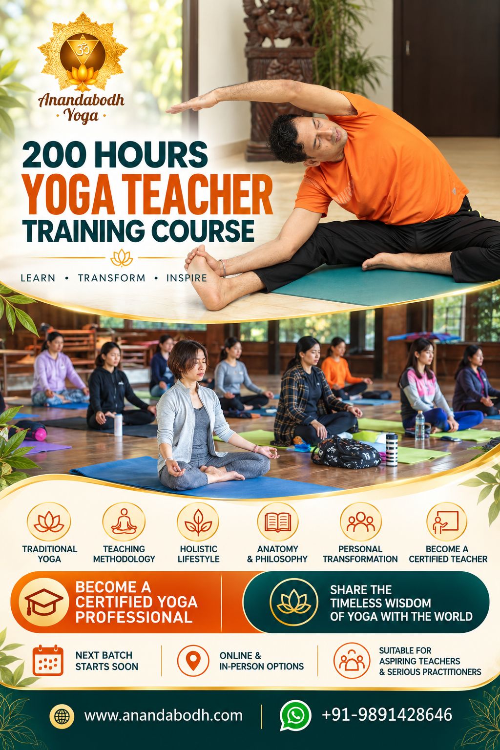 200 Hours Yoga Teacher Training Course